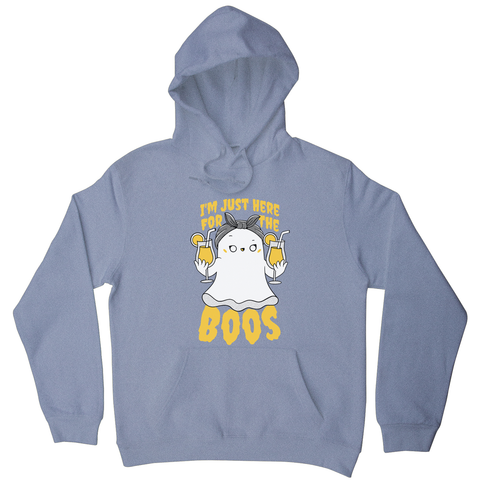 Funny ghost hoodie Grey