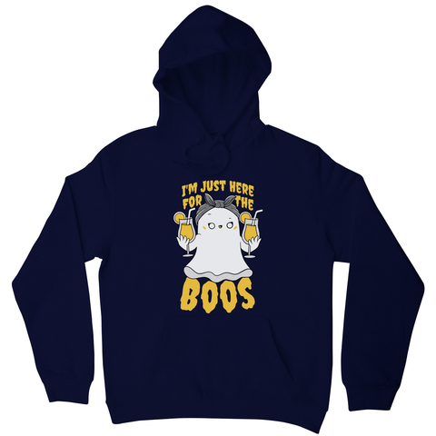 Funny ghost hoodie Navy