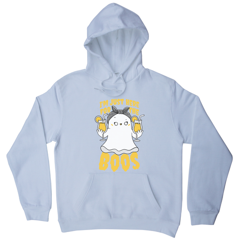 Funny ghost hoodie White