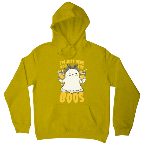 Funny ghost hoodie Yellow