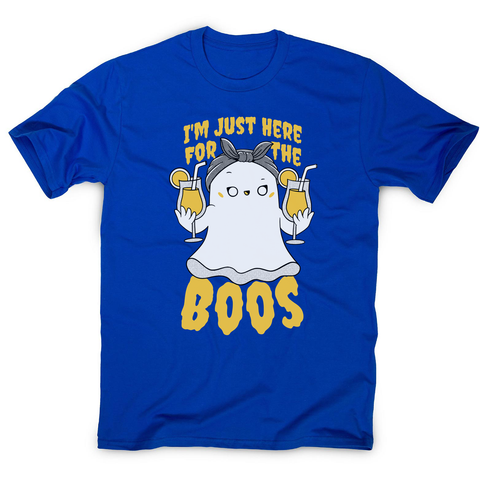 Funny ghost men's t-shirt Blue