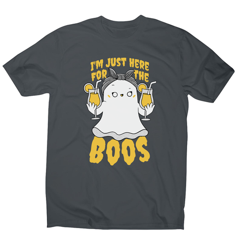 Funny ghost men's t-shirt Charcoal