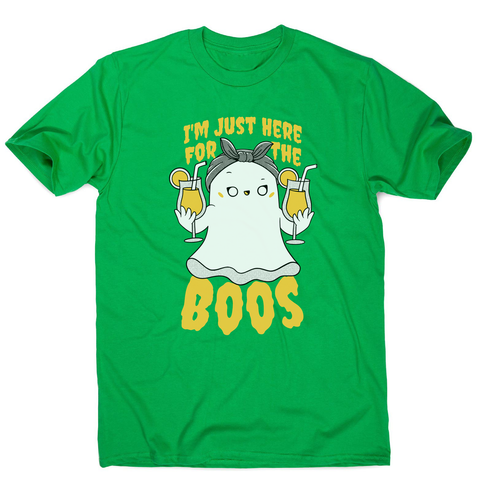 Funny ghost men's t-shirt Green