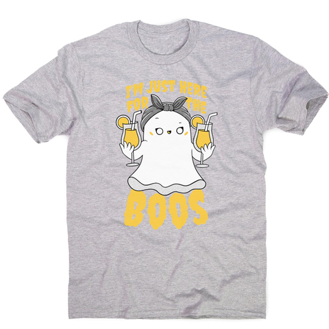 Funny ghost men's t-shirt Grey