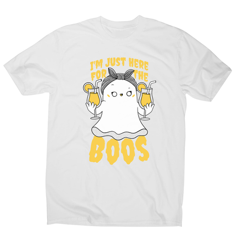 Funny ghost men's t-shirt White