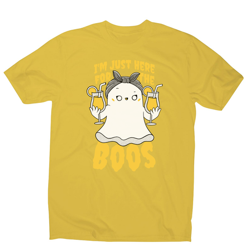 Funny ghost men's t-shirt Yellow