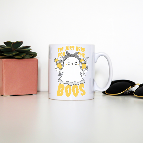 Funny ghost mug coffee tea cup White