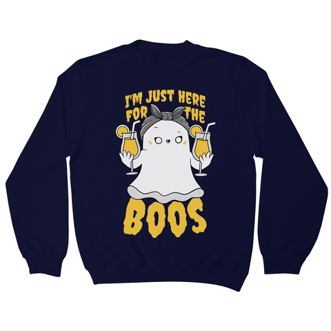 Funny ghost sweatshirt Navy