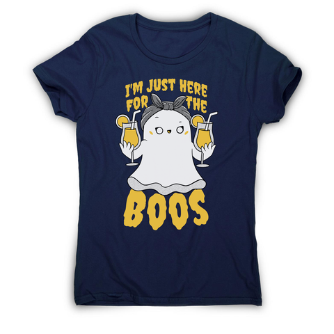Funny ghost women's t-shirt Navy