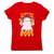 Funny ghost women's t-shirt Red