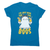 Funny ghost women's t-shirt Sapphire