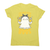 Funny ghost women's t-shirt Yellow