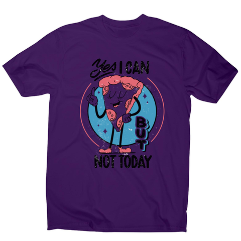 Funny pizza slice men's t-shirt Purple