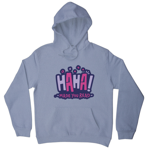Funny reading quote hoodie Grey