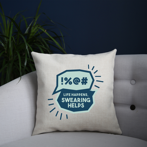 Funny swearing cushion 40x40cm Cover +Inner