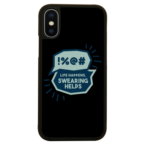 Funny swearing iPhone case iPhone XS