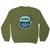 Funny swearing sweatshirt Olive Green