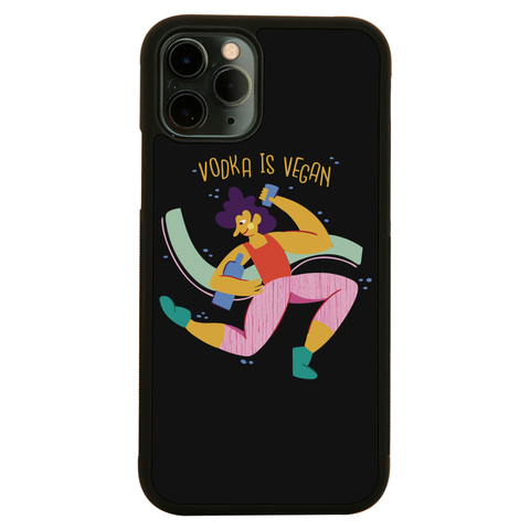 Funny vegan vodka iPhone case iPhone 11 Pro