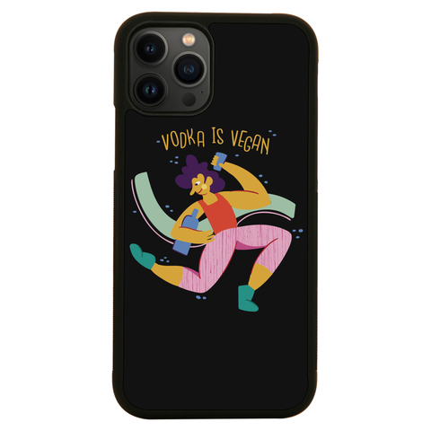 Funny vegan vodka iPhone case iPhone 13 Pro Max