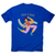 Funny vegan vodka men's t-shirt Blue