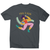Funny vegan vodka men's t-shirt Charcoal