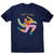Funny vegan vodka men's t-shirt Navy