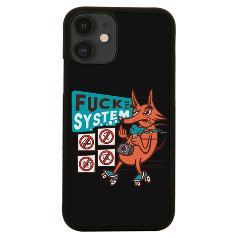 Fxck the system iPhone case iPhone 11