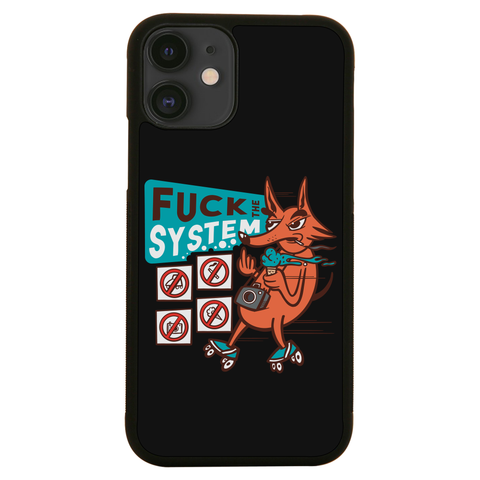 Fxck the system iPhone case iPhone 12