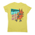 Fxck the system women's t-shirt Yellow