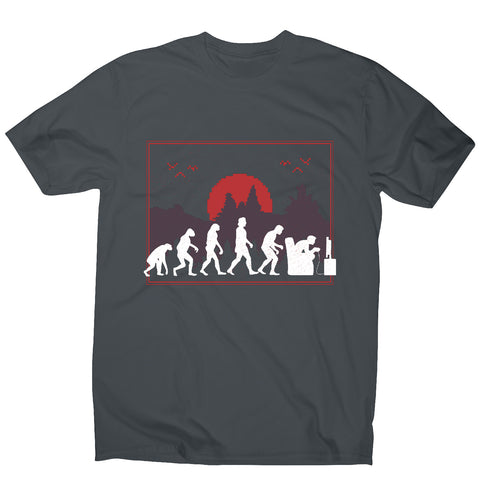 Gaming evolution - men's funny premium t-shirt - Graphic Gear