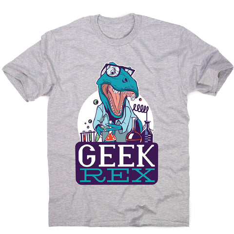 Geek t-rex - men's funny premium t-shirt - Graphic Gear