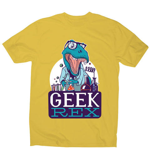 Geek t-rex - men's funny premium t-shirt - Graphic Gear