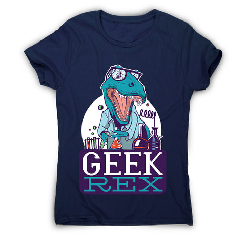 Geek t-rex - women's funny premium t-shirt - Graphic Gear