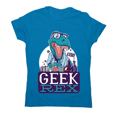 Geek t-rex - women's funny premium t-shirt - Graphic Gear