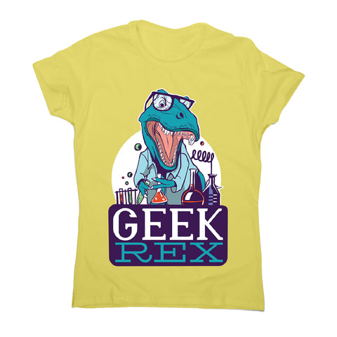 Geek t-rex - women's funny premium t-shirt - Graphic Gear