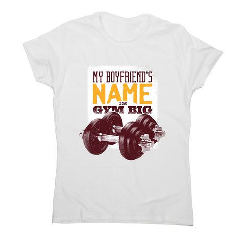 Gym big boyfriend - women's t-shirt - Graphic Gear