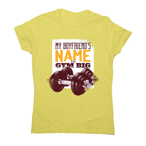 Gym big boyfriend - women's t-shirt - Graphic Gear