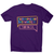 Good Moms Say Bad Words men's t-shirt Purple