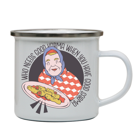 Good sarma enamel camping mug White