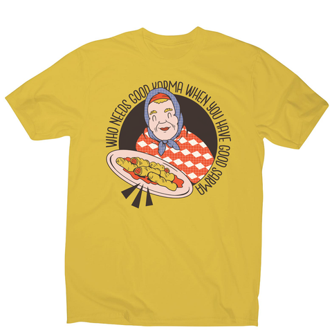 Good sarma men's t-shirt Yellow