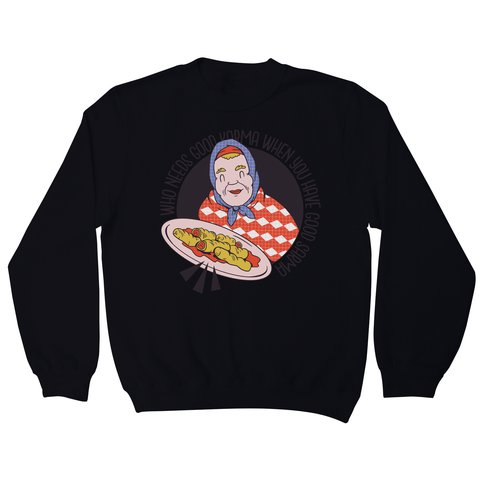 Good sarma sweatshirt Black