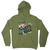 Grandfather rock and roll hoodie Olive Green