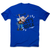 Grandfather rock and roll men's t-shirt Blue