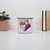 Graphic designer funny enamel camping mug White