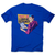 Graphic designer funny men's t-shirt Blue