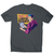 Graphic designer funny men's t-shirt Charcoal