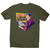 Graphic designer funny men's t-shirt Military Green