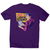 Graphic designer funny men's t-shirt Purple