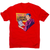 Graphic designer funny men's t-shirt Red