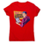 Graphic designer funny women's t-shirt Red